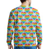 LGBT Heart Rainbow Print Pattern Men's Sweatshirt-grizzshop