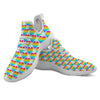 LGBT Heart Rainbow Print Pattern White Athletic Shoes-grizzshop