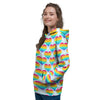 LGBT Heart Rainbow Print Pattern Women's Hoodie-grizzshop