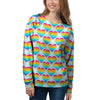 LGBT Heart Rainbow Print Pattern Women's Sweatshirt-grizzshop