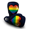 LGBT Pride 8 Bit Rainbow Pixel Heart Boxing Gloves-grizzshop