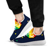 LGBT Pride 8 Bit Rainbow Pixel Heart White Athletic Shoes-grizzshop