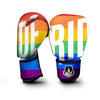 LGBT Pride Flag Pattern Print Boxing Gloves-grizzshop