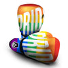 LGBT Pride Flag Pattern Print Boxing Gloves-grizzshop