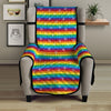 LGBT Stripes Abstract Rainbow Print Armchair Protector-grizzshop