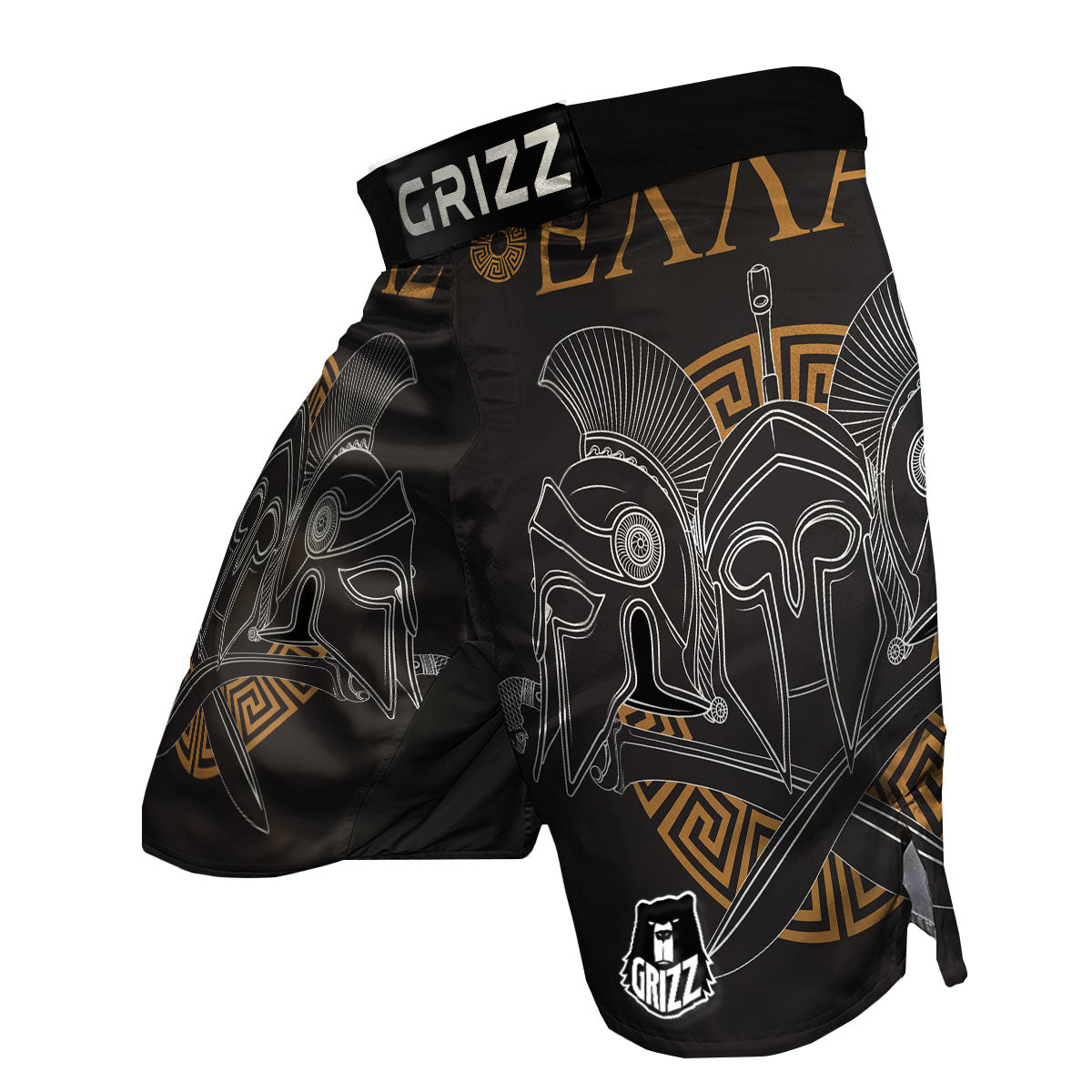 Labe Spartan Molon Print MMA Shorts-grizzshop