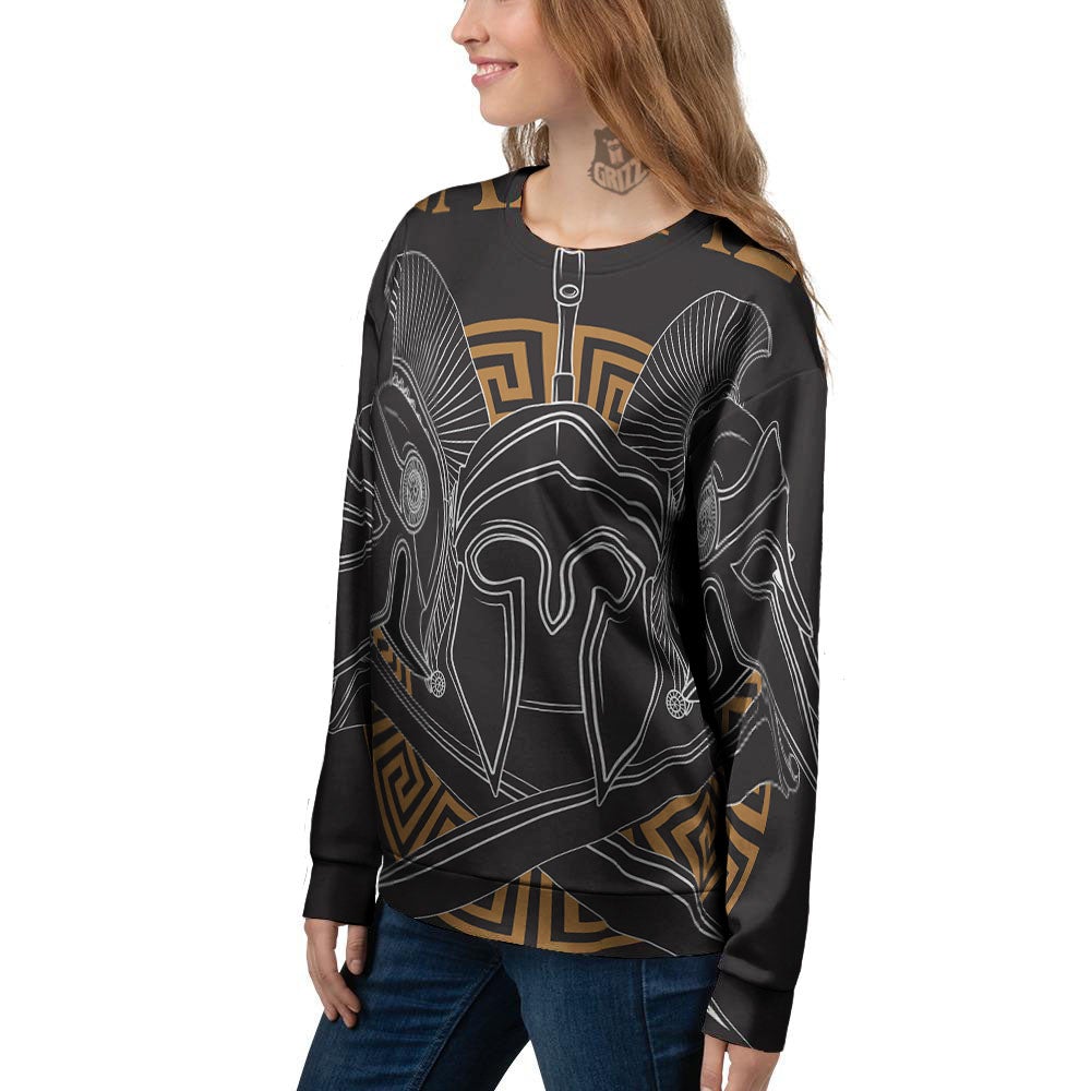 Labe Spartan Molon Print Women's Sweatshirt-grizzshop