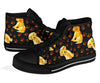 Labrador Dog Pattern Print Men Women's High Top Shoes-grizzshop