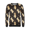 Labrador Dog Pattern Print Women Crewneck Sweatshirt-grizzshop