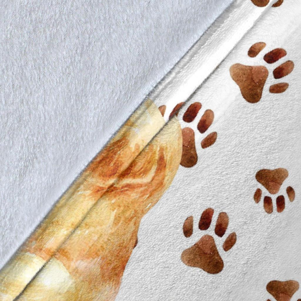 Labrador Dog Print Pattern Blanket-grizzshop