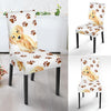 Labrador Dog Print Pattern Chair Cover-grizzshop