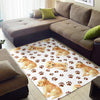 Labrador Dog Print Pattern Floor Mat-grizzshop