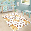 Labrador Dog Print Pattern Floor Mat-grizzshop