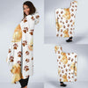 Labrador Dog Print Pattern Hooded Blanket-grizzshop