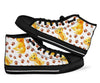 Labrador Dog Print Pattern Men Women's High Top Shoes-grizzshop