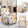 Labrador Dog Print Pattern Recliner Cover-grizzshop