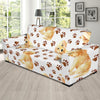 Labrador Dog Print Pattern Sofa Covers-grizzshop