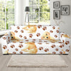 Labrador Dog Print Pattern Sofa Covers-grizzshop