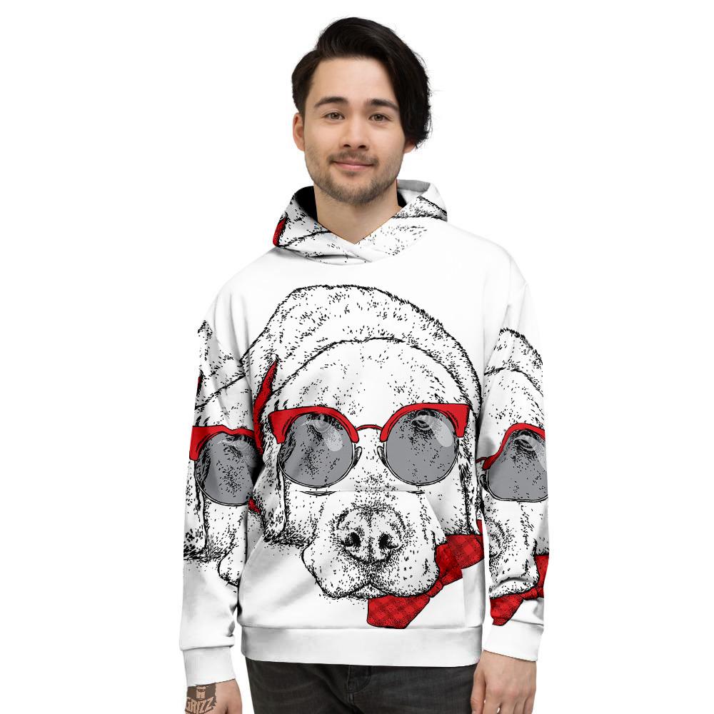 Labrador Retriever Hipster Print Men's Hoodie-grizzshop
