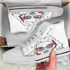 Labrador Retriever Hipster Print White High Top Shoes-grizzshop