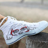 Labrador Retriever Hipster Print White High Top Shoes-grizzshop