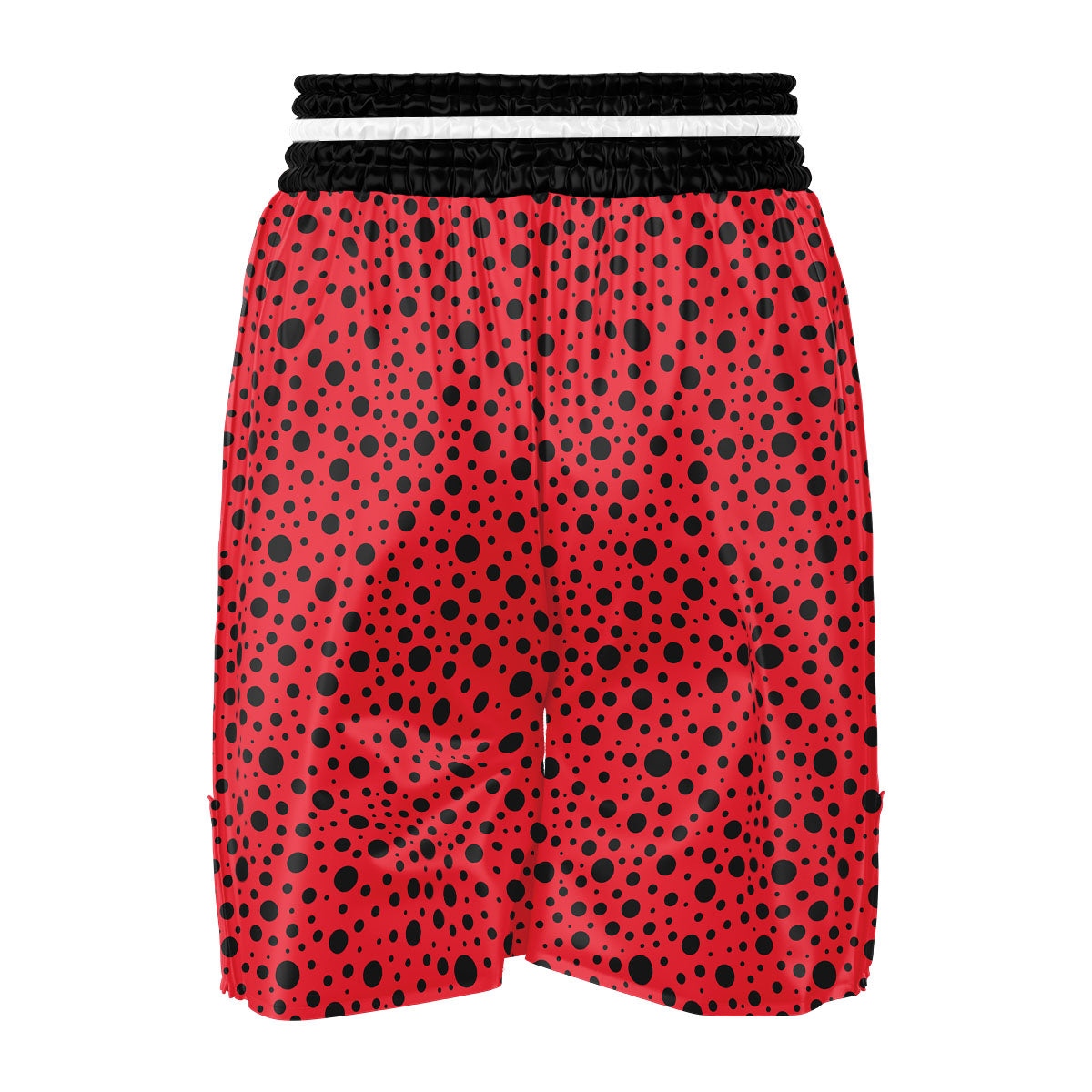 Ladybird Black Spots Print Pattern Boxing Shorts-grizzshop
