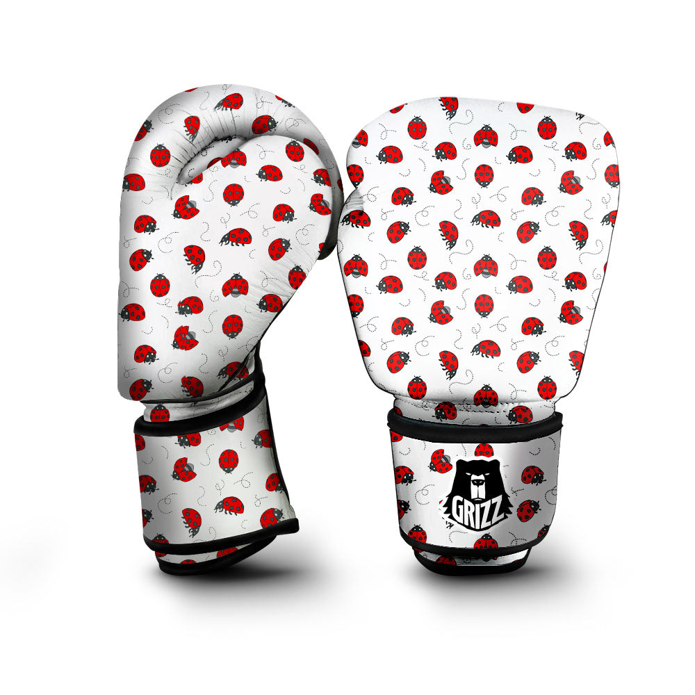Ladybird Cartoon Print Pattern Boxing Gloves-grizzshop
