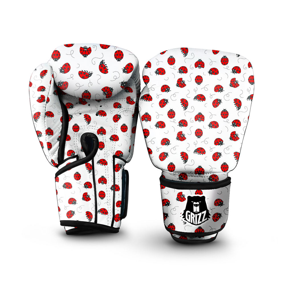 Ladybird Cartoon Print Pattern Boxing Gloves-grizzshop