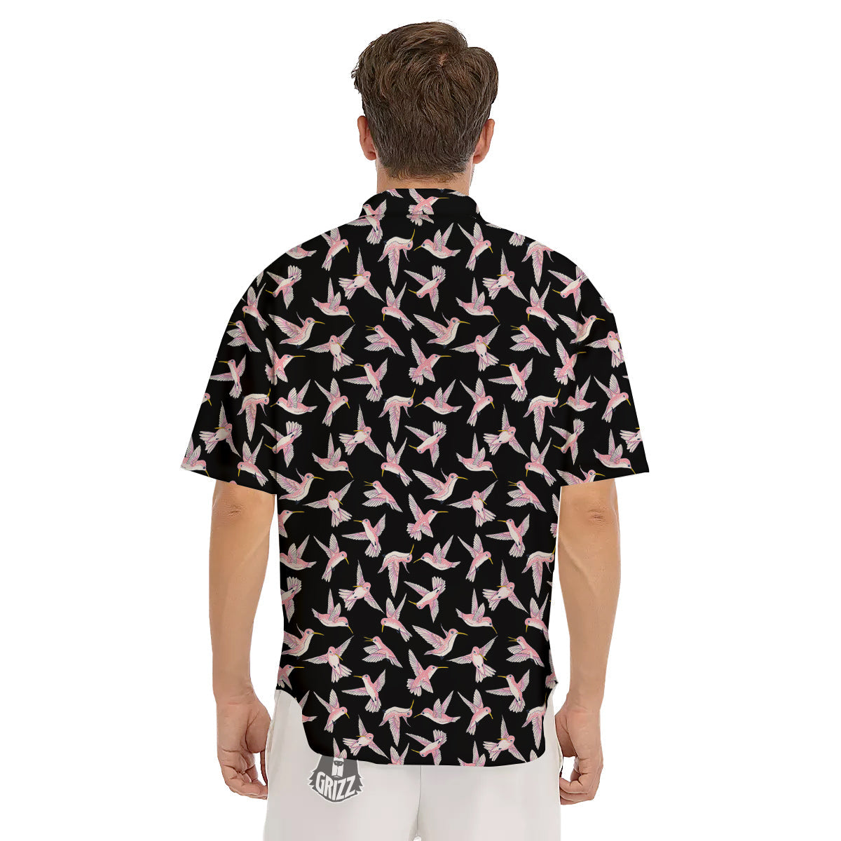 Ladybird Cute Print Pattern Men's Short Sleeve Shirts-grizzshop
