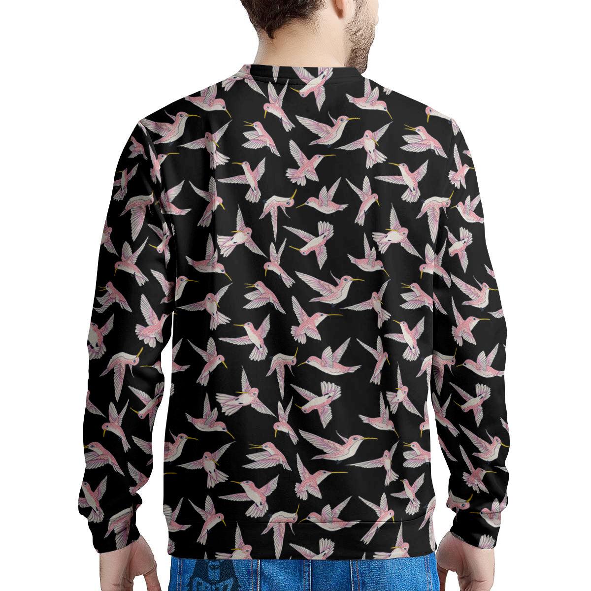 Ladybird Cute Print Pattern Men's Sweatshirt-grizzshop