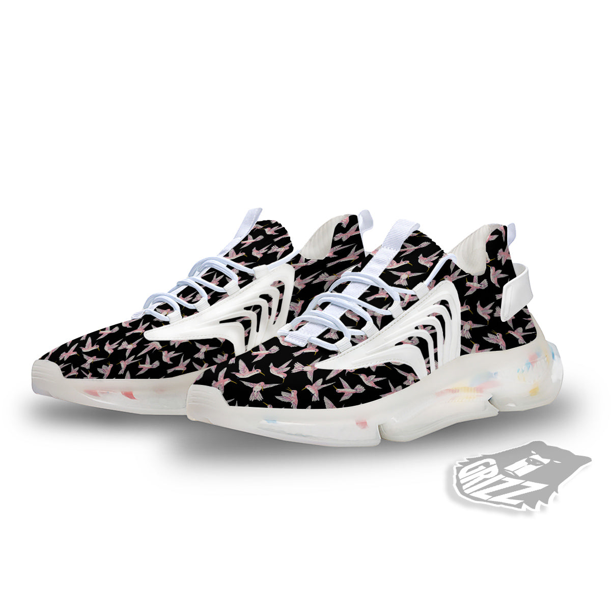 Ladybird Cute Print Pattern White Gym Shoes-grizzshop