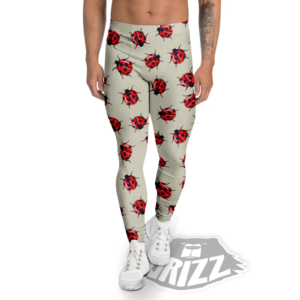 Ladybird Little Print Pattern Men's Leggings-grizzshop
