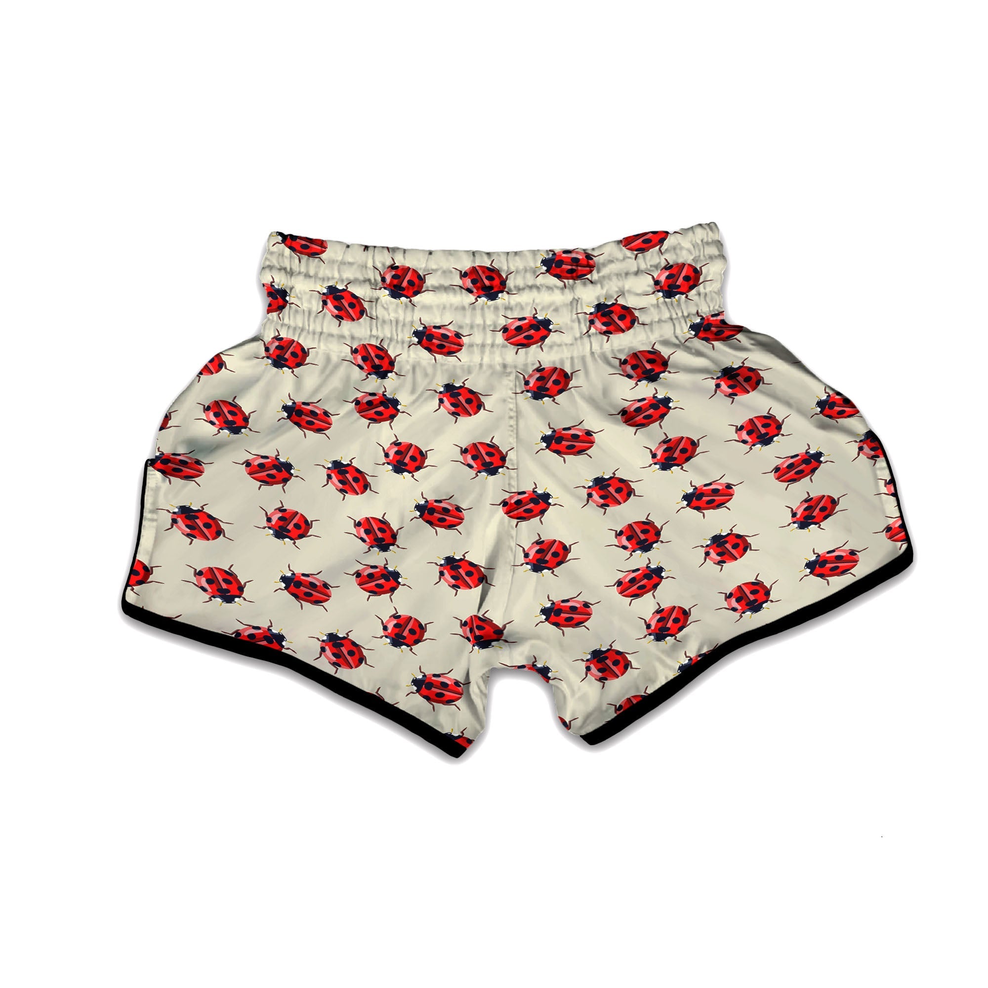 Ladybird Little Print Pattern Muay Thai Boxing Shorts-grizzshop