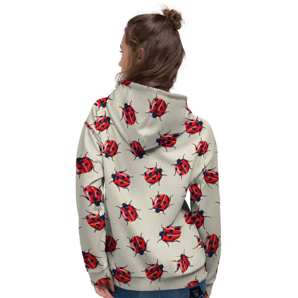 Ladybird Little Print Pattern Women's Hoodie-grizzshop