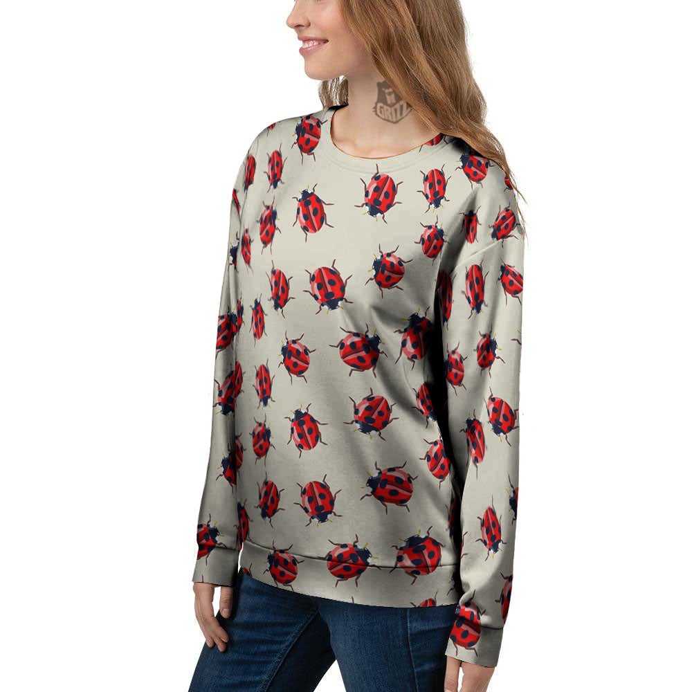 Ladybird Little Print Pattern Women's Sweatshirt-grizzshop