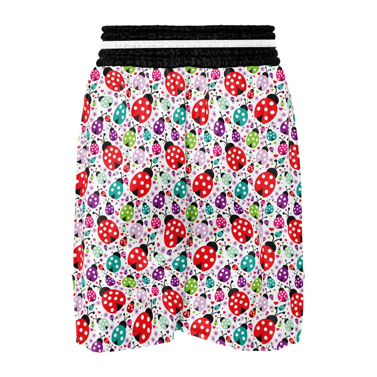 Ladybug Cute Print Pattern Boxing Shorts-grizzshop