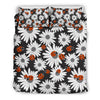 Ladybug Daisy Pattern Print Duvet Cover Bedding Set-grizzshop