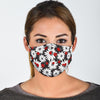 Ladybug Daisy Pattern Print Face Mask-grizzshop