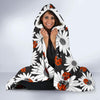 Ladybug Daisy Pattern Print Hooded Blanket-grizzshop