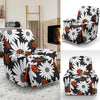 Ladybug Daisy Pattern Print Recliner Cover-grizzshop