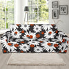 Ladybug Daisy Pattern Print Sofa Covers-grizzshop