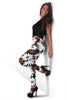 Ladybug Daisy Pattern Print Women Leggings-grizzshop