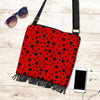 Ladybug Pattern Print Crossbody Bags-grizzshop