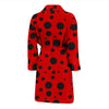 Ladybug Pattern Print Men Long Robe-grizzshop