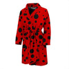 Ladybug Pattern Print Men Long Robe-grizzshop