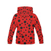 Ladybug Pattern Print Men Pullover Hoodie-grizzshop