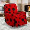 Ladybug Pattern Print Recliner Cover-grizzshop