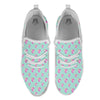 Ladybug Pink Print Pattern White Athletic Shoes-grizzshop