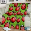 Ladybug Print Pattern Blanket-grizzshop