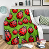 Ladybug Print Pattern Blanket-grizzshop